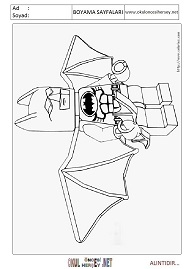 lego-batman boyama sayfaları